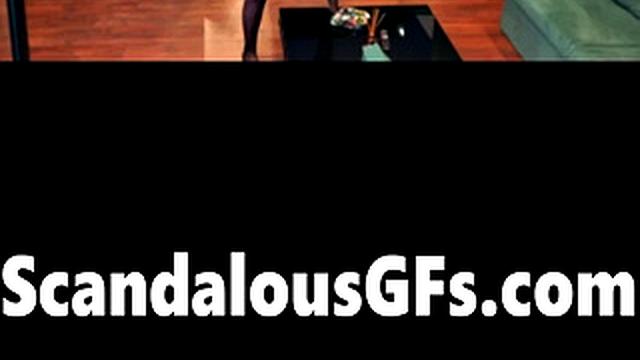 Kinky selfies quickly turn to masturbation on the cold floor