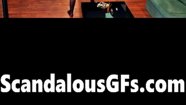 Kinky selfies quickly turn to masturbation on the cold floor