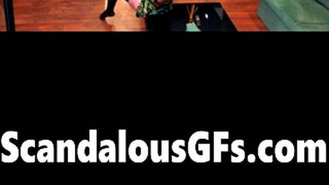 Kinky selfies quickly turn to masturbation on the cold floor