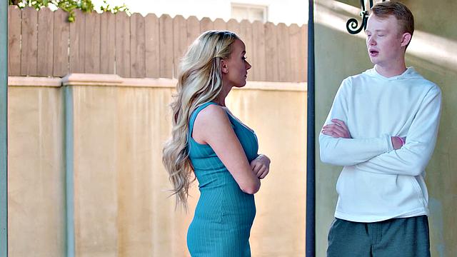 MOMMY'S BOY - Reprimanded Stepson Fucks Upset MILF Pristine Edge & Hot Neighbor Charlotte Sins