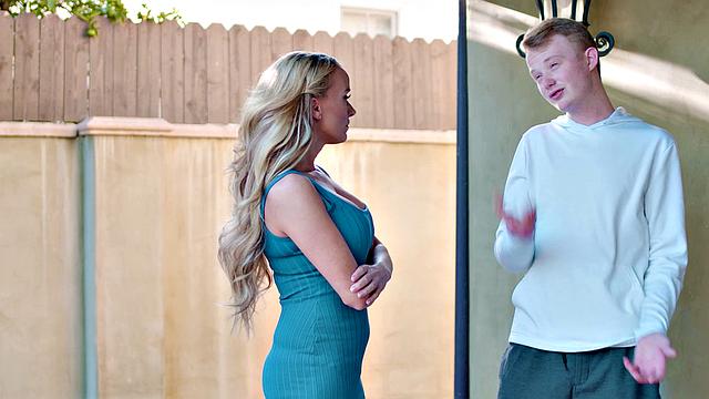 MOMMY'S BOY - Reprimanded Stepson Fucks Upset MILF Pristine Edge & Hot Neighbor Charlotte Sins