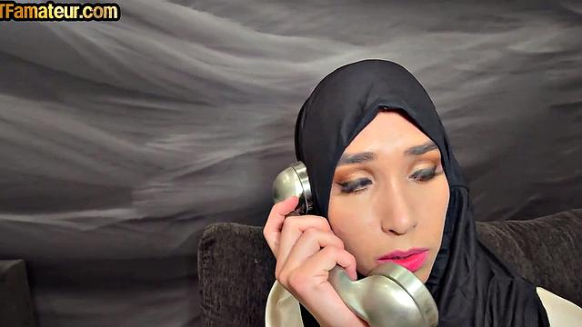 Flexible Arab babe with big boobs pussyfucked