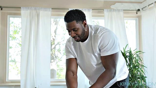 Sexy Latina Vanessa Vega gets a deep massage from a huge BBC