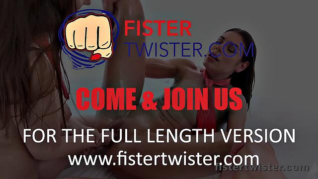 Fistertwister - Lesbian fisting gives Jessica Bell an orgasm after play
