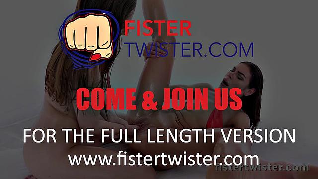 Fistertwister - Lesbian fisting gives Jessica Bell an orgasm after play