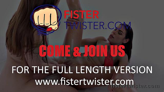 Fistertwister - Lesbian fisting gives Jessica Bell an orgasm after play