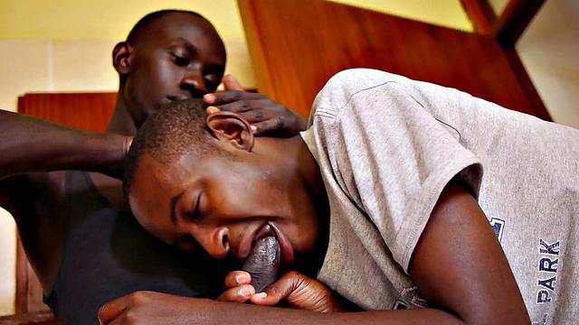 Analfucking African twinks play with 