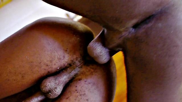 Analfucking African twinks play with 