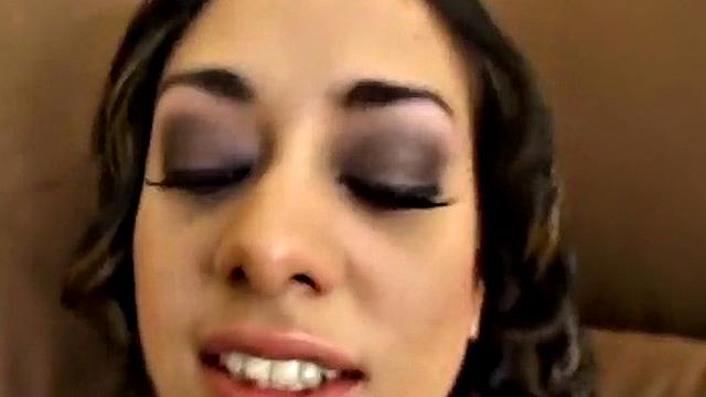 Slutty babe banged from behind