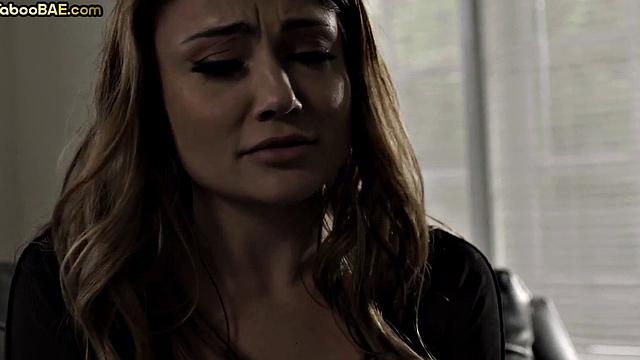 Inked babe deepthroates and gets fucked in ass and pussy