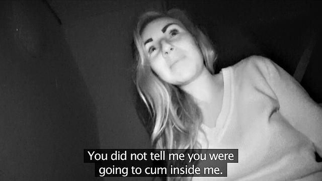 Brunette Takes A Stranger's Hot Cumshot Thinking He's A Talent Agent