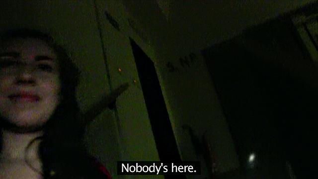 Brunette Takes A Stranger's Hot Cumshot Thinking He's A Talent Agent