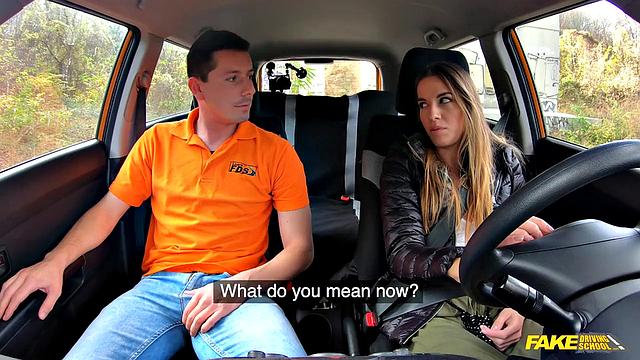 Backseat Fuck After Her Car Breakdown