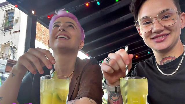 Inked f2m licked by her lover