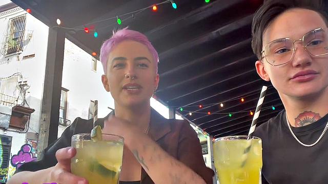 Inked f2m licked by her lover