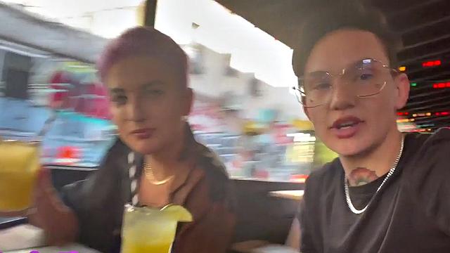 Inked f2m licked by her lover