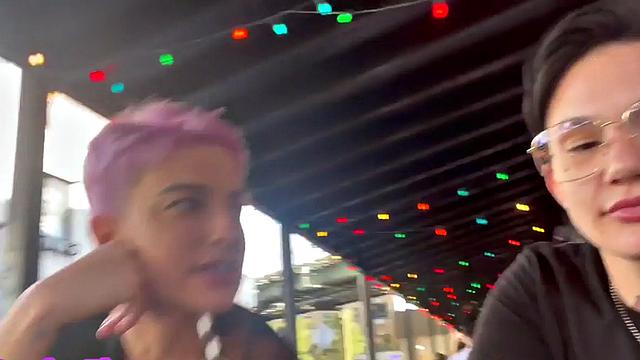 Inked f2m licked by her lover