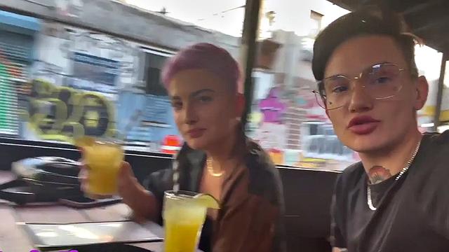 Inked f2m licked by her lover