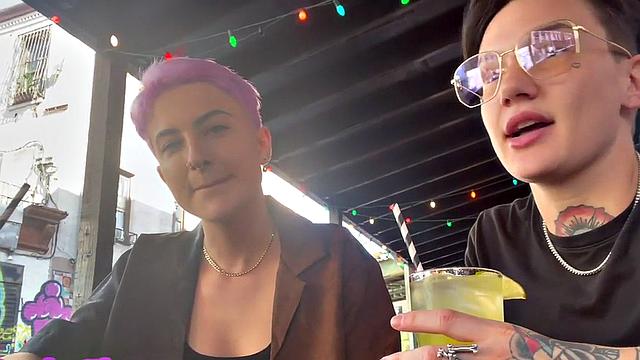 Inked f2m licked by her lover