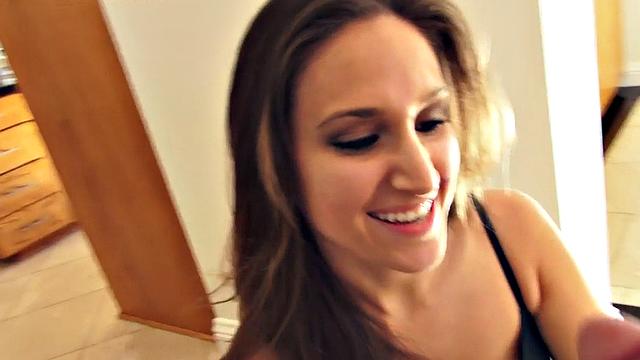 Rimjob anal babe assfucked by BWC deepthroated guy at home