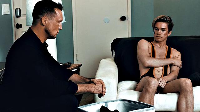 Sexy stepbrother gets fucked in the asshole by naughty gay