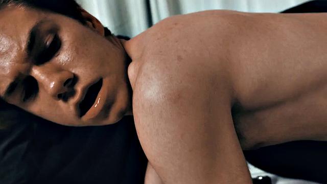 Sexy stepbrother gets fucked in the asshole by naughty gay