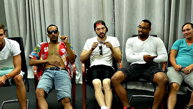 GangbangCreampie - SMOKIN HOT BRUNETTE Gets Gangbanged And Face Fucked Hard