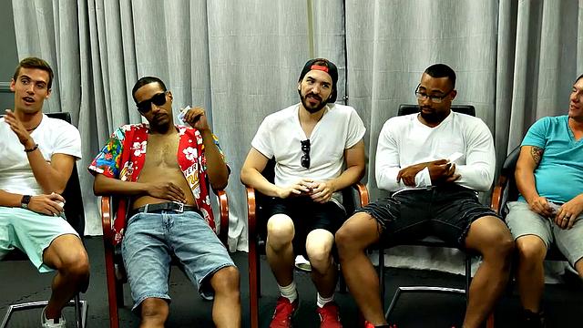 GangbangCreampie - SMOKIN HOT BRUNETTE Gets Gangbanged And Face Fucked Hard