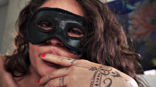 Watch this amateur brunette smoke and finger her tight asshole to orgasmic bliss