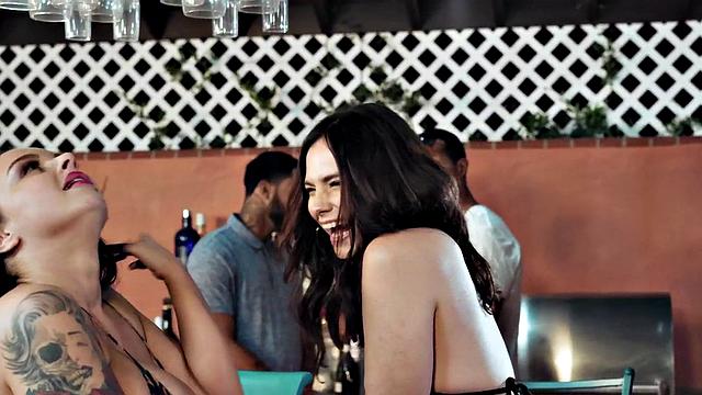 Facial loving hairy babe pounded by her BF