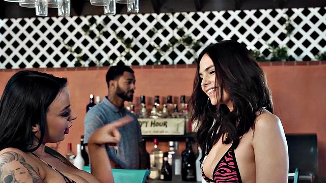 Facial loving hairy babe pounded by her BF