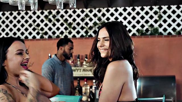 Facial loving hairy babe pounded by her BF