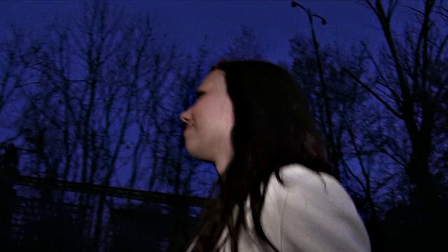 Hot Brunette Convinces Stranger To Bang Herself For A Lucky Job Title