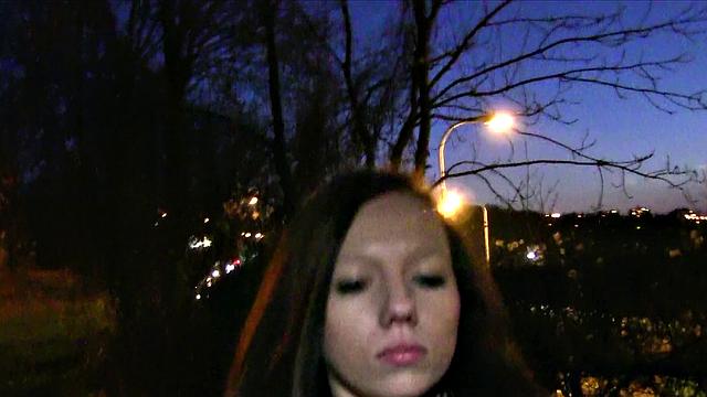 Hot Brunette Convinces Stranger To Bang Herself For A Lucky Job Title