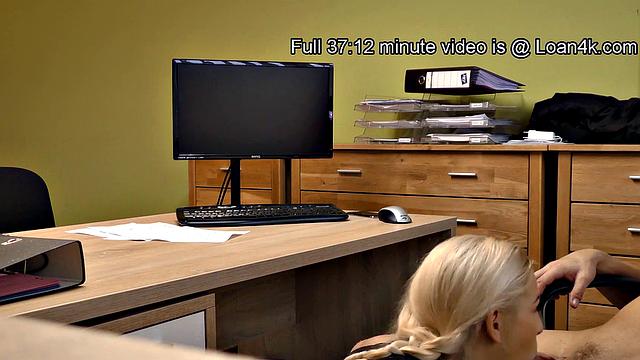 LOAN4K. MILF coaxed creditor into having fun for money