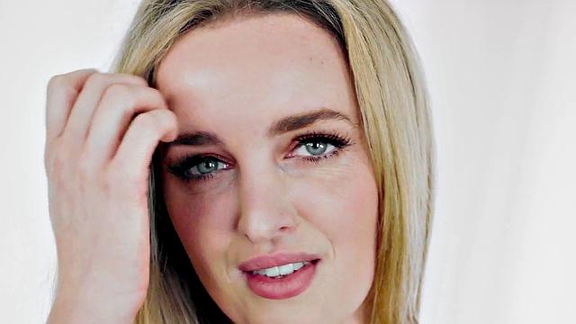 Deepthroating babe facefucked in POV