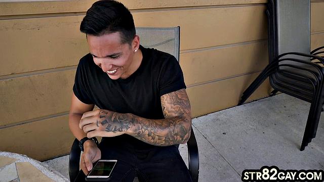 Naive straight cocksucked by jock