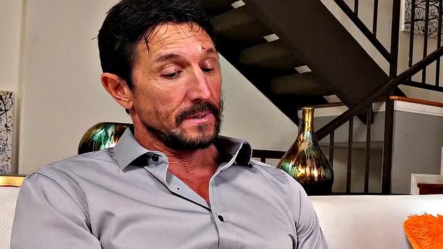 Cockhungry ebony babe bounces on cock after licking