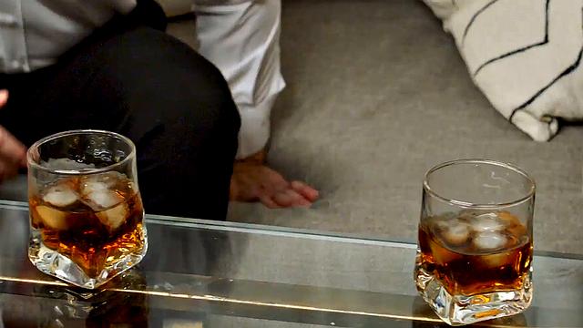 Miss Jackcomrade's son, a blonde with immense tits, is torn up by two firm spears in the best XXX porn!