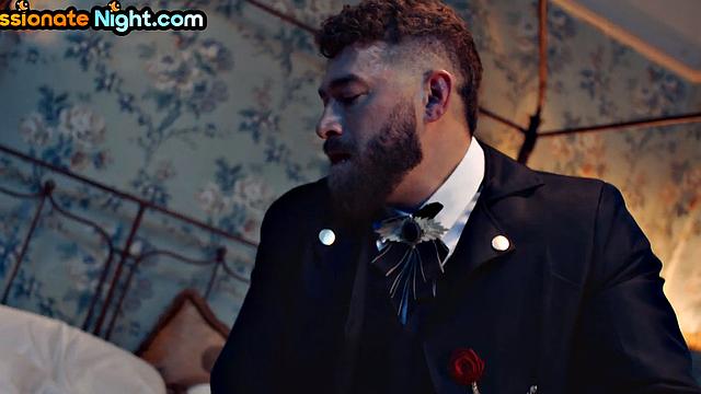 Buttpluged ginger queen got pusspounded by her butler