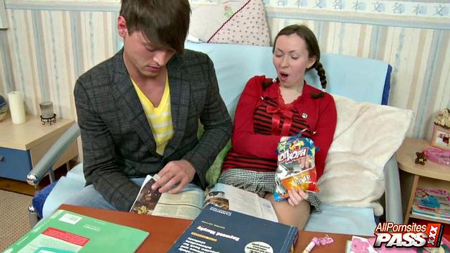 Tatyana seducing study partner