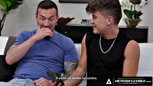 Drake Von и Derek Kage дрочат друг другу, обсуждая фотки члена, гей-секс для взрослых друзей с французскими субтитрами.