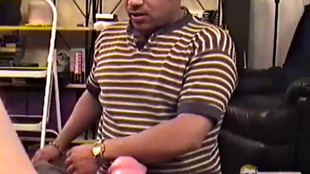 Mario is back for more of Auntie Bob's cock, and he's happy to indulge this Latin boy's desire. Within a few seconds of turning on the camera, Mario is on his knees and sucking dick.