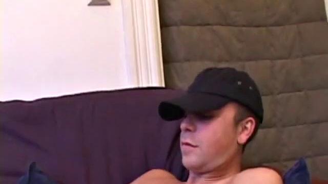 After stripping naked, cute Vincenzo gets down to business and pulls on his hard cock. A determined hand sticks a stiff anal probe up Vincenzo's ass. Then finishes off the horny young man with a nice long hand job.