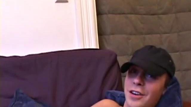 After stripping naked, cute Vincenzo gets down to business and pulls on his hard cock. A determined hand sticks a stiff anal probe up Vincenzo's ass. Then finishes off the horny young man with a nice long hand job.