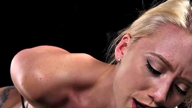 BDSM sub suffers in anal and pussy pleasure