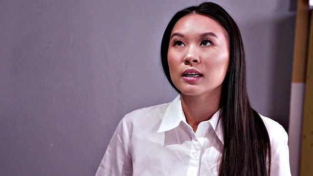 DEVILS FILM - Naughty Student Kimmy Kimm Deepthroats Her Teacher's Cock For Grades