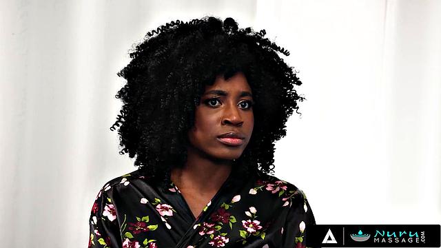 NURU MASSAGE - Nicole Kitt Seduces Roommate In Hot Doggystyle Fuck