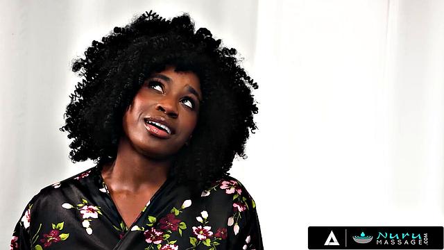 NURU MASSAGE - Nicole Kitt Seduces Roommate In Hot Doggystyle Fuck