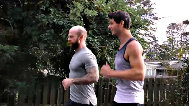 Father and Son Workout